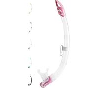 Cressi Gamma, Snorkel Unisex Adulto, Trasparente/Rosa, Taglia unica