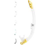 Cressi Gamma Snorkel, Unisex - Adulto, Trasparente/Giallo