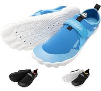 CRESSI Geko Shoes Azure/White 36, Scarpa da Scoglio Ideale per Ambiente Acquatico con Una Connessione Diretta al Fondale Marino Unisex Adulto, Azzurro/Bianco