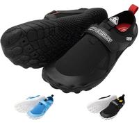 CRESSI Geko Shoes Black/Red 38 - Scarpa da Scoglio Unisex Ideale per Un’Esperienza Immersiva nell’Ambiente Acquatico con Una Connessione Diretta al Fondale Marino, Nero/Rosso, 38