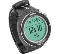 Cressi GOA Orologio Computer Subacqueo - Made in Italy - Modalità Scuba, Apnea e Gauge - Display ad Alto Contrasto, 120m Impermeabile - Batteria Lunga Durata, Indicatore CNS O₂