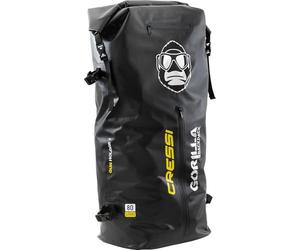Cressi Gorilla Backpack - Borsa Zaino Unisex, Nero 90 L - Termosaldata Impermeabile Ideale per Attrezzature Acquatiche Subacquee, mantiene Asciutte le Superfici dove vengono Riposte o Trasportate