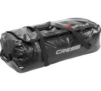 Cressi Gorilla Pro, Borsone Impermeabile Di Grandi Dimensioni Per Attrezzature Subacquee Unisex Adulto, Nero/Logo Rosso, XL