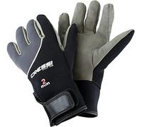Cressi Tropical Gloves 2mm - Guanti per Apnea e Immersioni, Nero/Grigio, Unisex Adulto