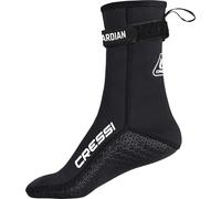 Cressi Guardian High Neoprene Socks 2mm XL - Calzari Alti in Neoprene 2mm con Cinturino Strap, Ideali per Tutti gli Appassionati di Sport Acquatici, Nero, XL, Unisex