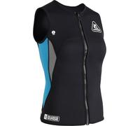 CRESSI Guardian Lady Neoprene Zipper Vest Black/Aquamarine 2mm XL/5 - Gilet Donna in Neoprene Bifoderato 2mm, per Nuoto, Snorkeling, SUP, Surf, Kayak e Altri Sport Acquatici, Nero/Acquamarina, XL/5