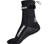 Cressi Guardian Mid High Neoprene Socks 2mm L - Calzari Medio Alti in Neoprene 2mm con Cinturino Strap, Ideali per Tutti gli Appassionati di Sport Acquatici, Nero, L, Unisex