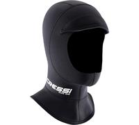 CRESSI Guardian Peaked Hood, Cappuccio con Visiera in Neoprene Bifoderato 2mm Unisex Adulto, Nero, L/4
