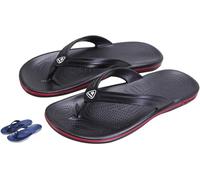 Cressi Gummy, Infradito Spiaggia/Mare di Nuova Generazione Unisex Adulto, Nero, 47/48