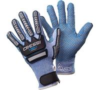 Cressi Guanti per immersione Hex Grip Gloves Unisex Adulto Blu XS