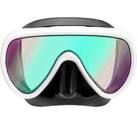 CRESSI Honey - Maschera Compatta Design Specifico per Donna, Monovetro Temperato, Morbido Facciale in Silicone 100%, Fibbie Rapide Donna