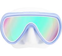 CRESSI Honey - Maschera Compatta Design Specifico per Donna, Monovetro Temperato, Morbido Facciale in Silicone 100%, Fibbie Rapide Donna