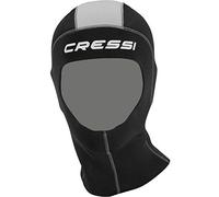 Cressi Draget Hood Plus Man 5mm - Cappuccio Mute Uomo in Neoprene Nero 5mm per Immersioni, Snorkeling, Nuoto, e altri Sport Acquatici, L-5/6/7