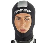 Cressi Draget Hood Unisex 3mm - Cappuccio Mute Unisex in Neoprene Nero 3mm per Immersioni, Snorkeling, Nuoto, e altri Sport Acquatici, L-4