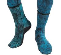 Cressi Hunter Socks 3 mm, Calzari in Neoprene per Attivita' Acquatiche, Unisex Adulto, Blu (Camo), M