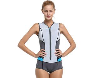 Cressi Idra Neoprene Swimsuit 2 mm, Costume Monopezzo in Neoprene 2 mm High Stretch Donna