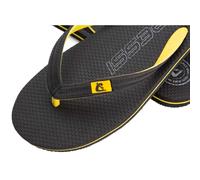 Cressi Ciabatte Infradito Leaf Flip Flop Unisex Adulto per spiaggia e piscina Nero/Giallo 39/40