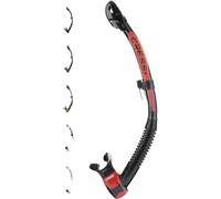 Cressi Itaca Ultra Dry Diving Snorkel Rosso,Nero