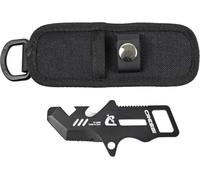 Cressi Kai Mini Knife - Coltello Professionale Multiuso per Immersioni, Nero, Lama 4.5cm, Unisex Adulto