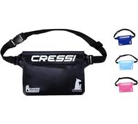 Cressi Kangaroo Dry Pouch, Marsupio Impermeabile Unisex Adulto, Nero, Taglia Unica