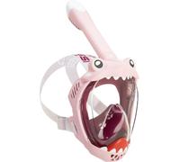 CRESSI Kiddy Kids Full Face Mask, Maschera Integrale Progettata Appositamente per i Bambini, Antiappannamento, Valvola di Scarico e Snorkel Dry Gioventù Unisex, Rosa/Viola/Bianco