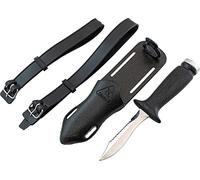 Cressi Killer Coltello Subacqueo, Unisex - Adulto, Nero