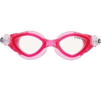 Occhialini nuoto Cressi King Crab rosa con lenti trasparenti