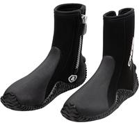 Cressi Korsor Sole Boots 7mm, Calzari con Suola Semi Rigida per Immersioni Unisex Adulto, Nero 7 mm, S