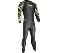 Cressi Kuwae Man Monopiece Swimsuit 2mm/Multi Thk, Muta Monopezzo da Nuoto, Neoprene Liscio Esternamente, Uomo