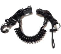 Cressi Laynyard - Cavo a Spirale Elastica per Immersioni e Attivita' Acquatiche, 1 Moschettone, Unisex