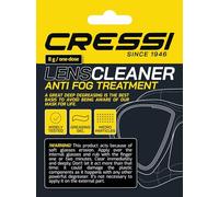 CRESSI Lens Cleaning Cloth, Panno Sgrassante Monodose, Molto Potente per Rimuovere Grassi e siliconi dalle Lenti delle Maschere Sub Unisex Adulto, Bianco, 8 g