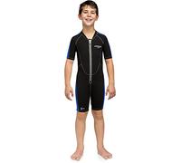 Cressi Lido Baby 2 Mm Junior Short Sleeve Shorty Nero 8-9 Years Bambini