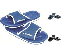Cressi Lipari Ciabatta per Spiaggia e Piscina, Unisex, Azzurro/Bianco, 30