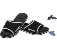Cressi Lipari Ciabatta per Spiaggia e Piscina, Unisex, Nero/Grigio, 42