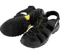 CRESSI Luca Sandals Black/Yellow 44 - Confortevole Sandalo Unisex da Trekking ideale per Avventure all'Aria Aperta, Particolarmente Adatto alle Escursioni in Ambienti Acquatici, Nero/Giallo, 44