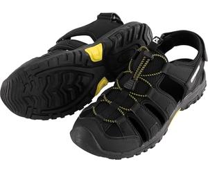 Cressi Luca Sandals Black/Yellow 45 - Confortevole Sandalo Unisex da Trekking Ideale per Avventure all'Aria Aperta, Particolarmente Adatto alle Escursioni in Ambienti Acquatici, Nero/Giallo, 45
