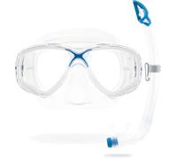 Kit maschera Cressi Sub Marea aeratore e maschera borsa set snorkeling nuoto
