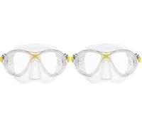 Cressi Marea JR Mask SIL Clear Yellow (Confezione da 2)