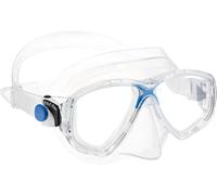 Cressi Marea Mask - Maschera Immersioni e Snorkeling, Trasparente/Blu, Taglia Unica, Unisex Adulto