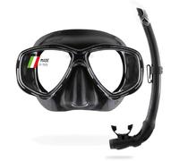 Cressi Marea Mask/VIP - Maschera o Combo Set Maschera Marea + Snorkel Gamma per Immersioni e Snorkeling, Taglia Unica, Unisex Adulto