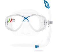 Cressi Marea Mask/VIP - Maschera o Combo Set Maschera Marea + Snorkel Gamma per Immersioni e Snorkeling, Taglia Unica, Unisex Adulto