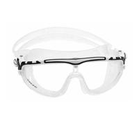 Occhialini nuoto Cressi Skylight bianco nero con lenti trasparenti