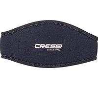 Cressi Mask Strap Cover, Testiera in Neoprene per Maschere Subacquee Unisex-Adulto, Nero, Unica
