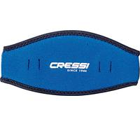 Cressi Mask Strap Cover, Testiera in Neoprene per Maschere Subacquee Unisex Adulto, Blu, Unica