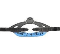 CRESSI Mask Strap Professional Serie Group C, Cinturino Originale per Maschere Sub e Snorkeling Unisex Adulto, C_Nero/Azzurro, Taglia Unica