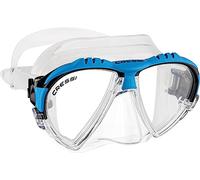 Cressi Matrix Mask - Maschera Immersioni e Snorkeling, Trasparente/Blu, Taglia Unica, Unisex Adulto