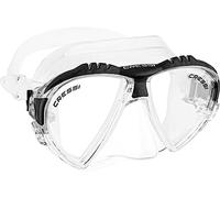 Cressi Matrix Mask - Maschera Immersioni e Snorkeling, Trasparente/Nero, Taglia Unica, Unisex Adulto