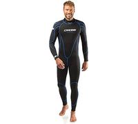 Cressi Maya Man Monopiece Wetsuit 2.5 mm, Muta Monopezzo Neoprene Ultrastretch Uomo, Nero/Blu, S/2
