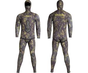 Cressi Men's Lampuga - Muta da uomo in neoprene, 5 mm, mimetica, XL