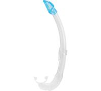 Cressi Mexico, Tubo Snorkel Per Immersioni, Apnea, Snorkeling Unisex Adulto, Trasparente Blu, 4.0 X Cm X 35.0 X Cm X 10.0